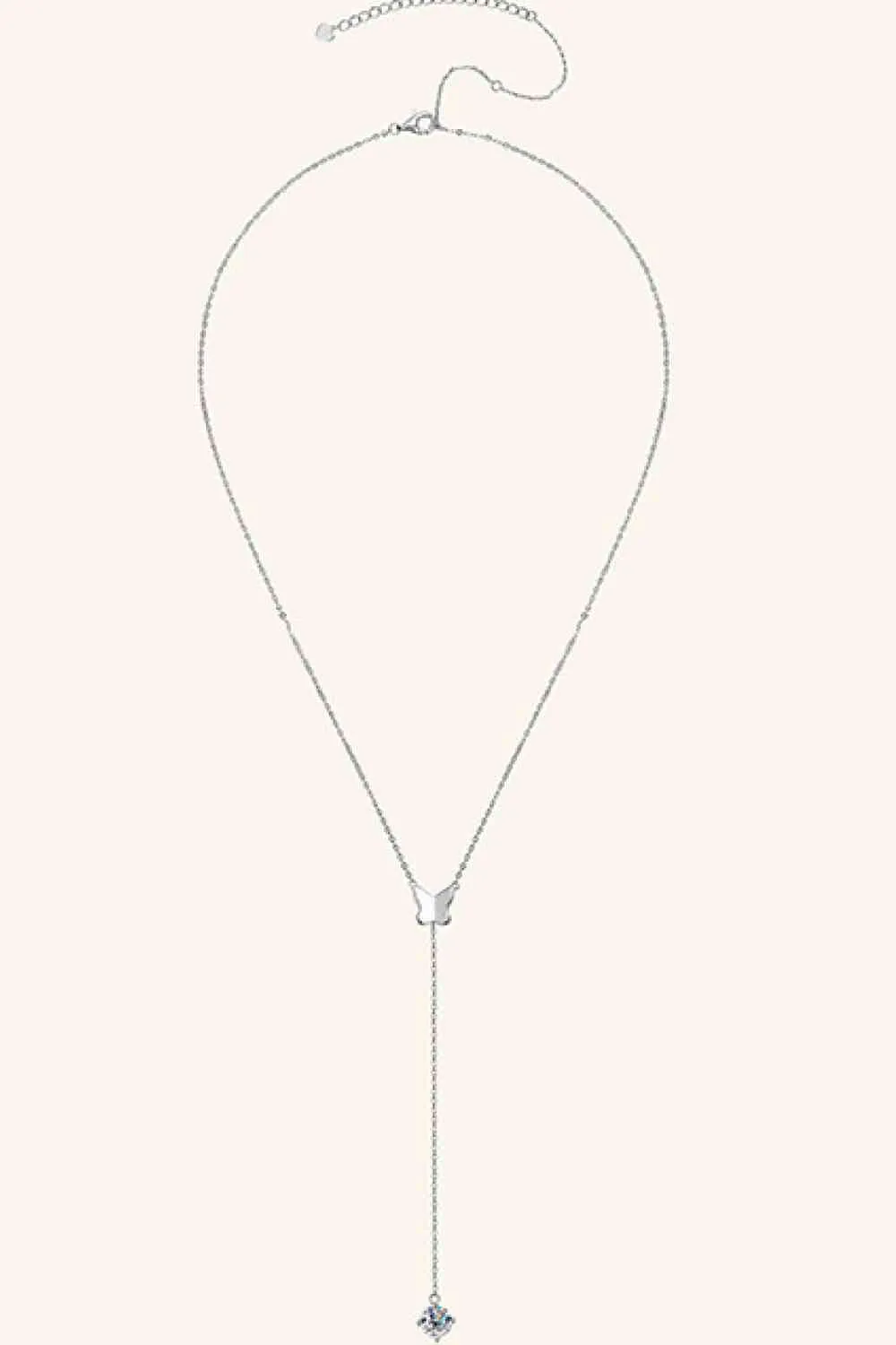 1 Carat Moissanite 925 Sterling Silver Necklace