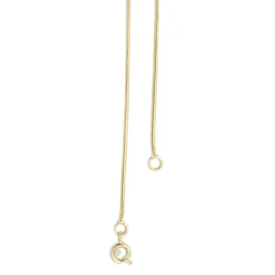 18k Gold Filled Interspersed Twisted Box Chain 1.0mm