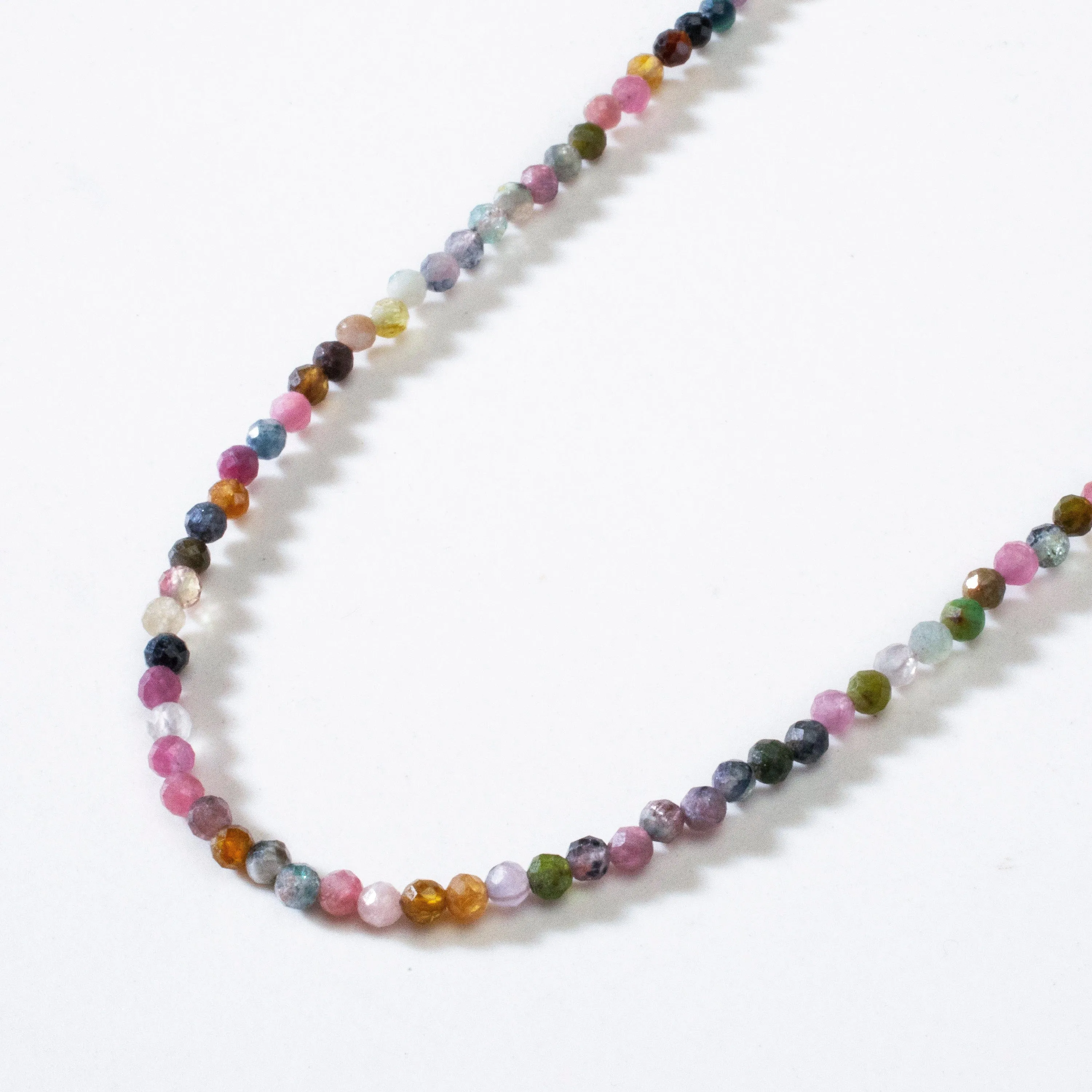 3mm Tourmaline Faceted 31 Necklace / Multi Wrap Bracelet