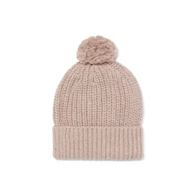 Aster and Oak Organic Cotton Knit Beanie - Mushroom Fleck