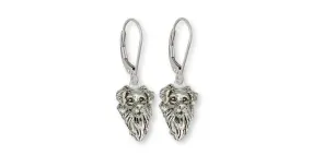 Australian Shepherd Earrings Jewelry Sterling Silver Handmade Dog Earrings D017H-KW