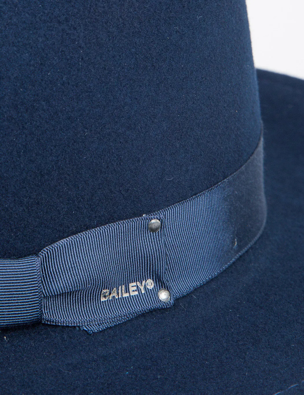 Bailey Curtis Widebrim Fedora Hat - Navy Blue