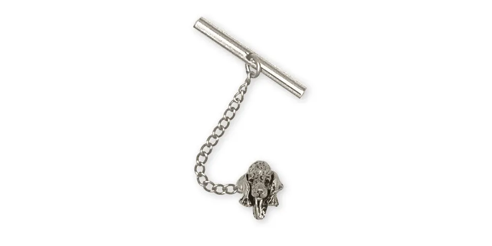 Bedlington Terrier Tie Tack Jewelry Sterling Silver Handmade Dog Tie Tack BL1-TT