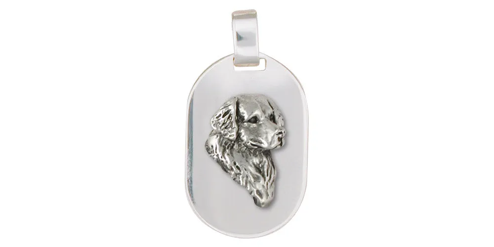 Bernese Mountain Dog Pendant Jewelry Sterling Silver Handmade Dog Pendant BMD1H-DT