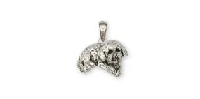 Bichon Frise Pendant Jewelry Sterling Silver Handmade Dog Pendant BF11-P