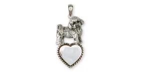 Bichon Frise Pendant Jewelry Sterling Silver Handmade Dog Pendant BF9-TP