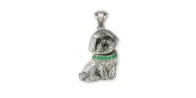 Bichon Frise Pendant Jewelry Sterling Silver Handmade Dog Pendant D07-SP