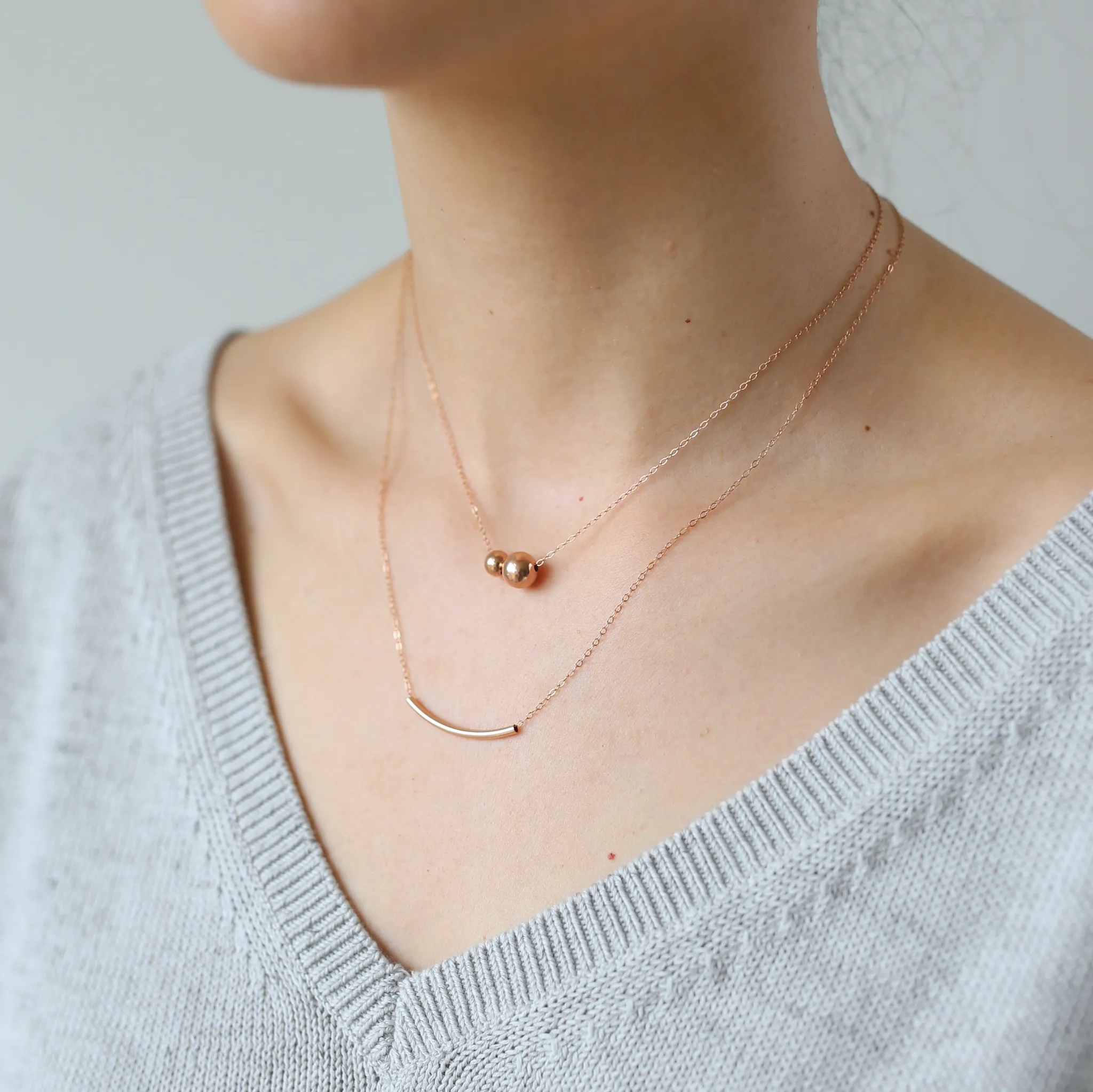 Billie Fine Choker - 14k Rose Gold Fill