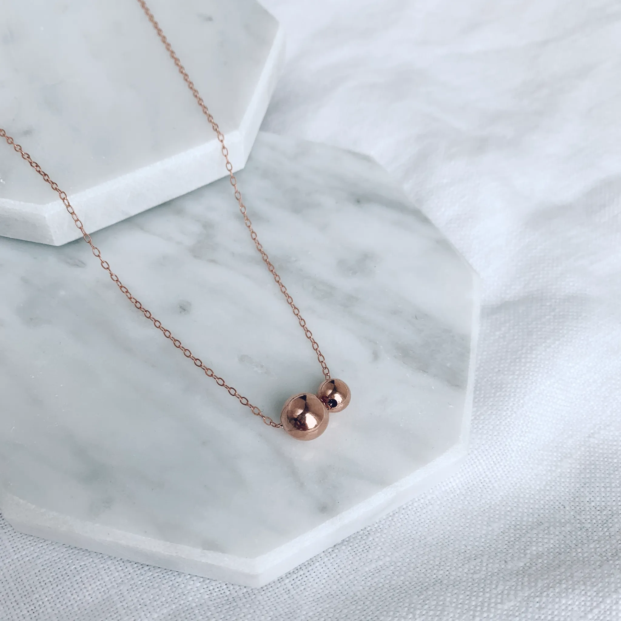 Billie Fine Choker - 14k Rose Gold Fill