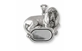 Bloodhound Pendant Jewelry Sterling Silver Handmade Dog Pendant BHD5-NP