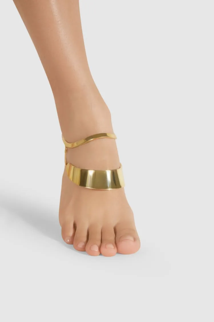 Bold Gold anklet