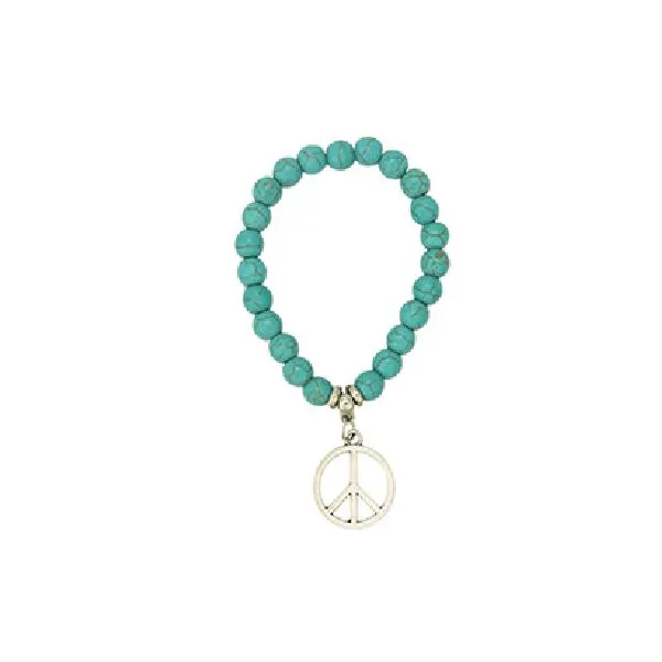 Bracelet - Peace Turquoise Bead