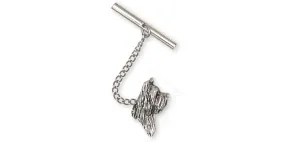 Briard Tie Tack Jewelry Sterling Silver Handmade Dog Tie Tack BRD1H-TT