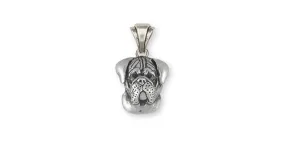 Bullmastiff Pendant Jewelry Sterling Silver Handmade Dog Pendant BM2-P