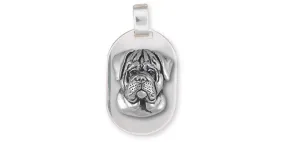 Bullmastiff Personalized Pendant Jewelry Sterling Silver Handmade Dog Personalized Pendant BM1-DT