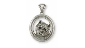 Cairn Terrier Pendant Jewelry Sterling Silver Handmade Dog Pendant CNWN1-P