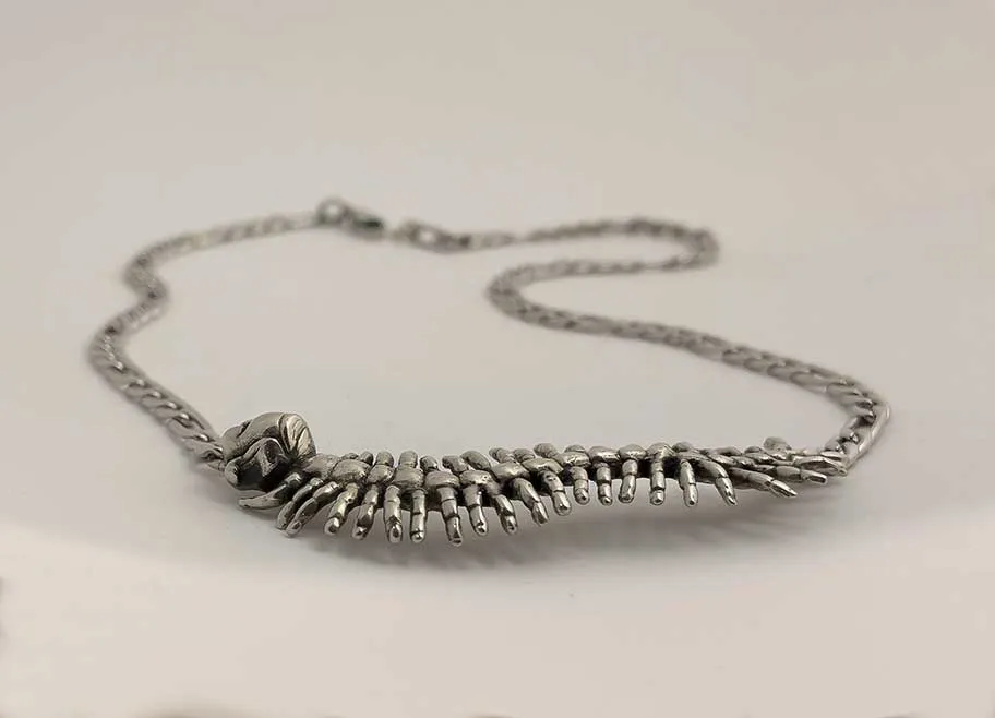 Centipede Girl Necklace