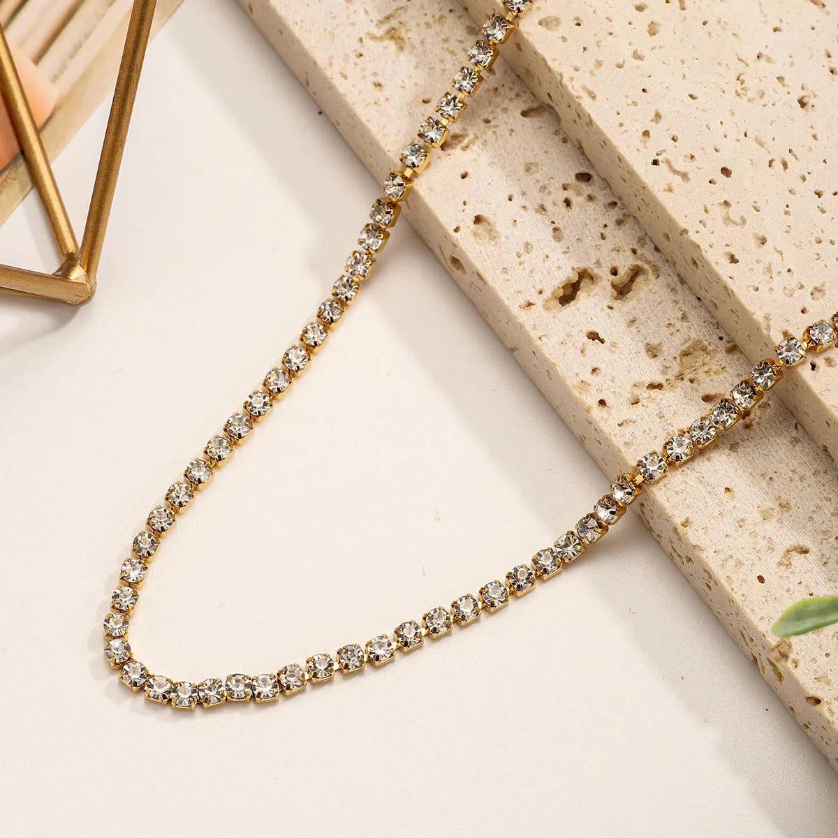 Diamond Link Chain Necklace