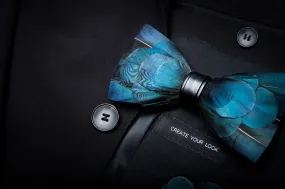 Dominica Feather Bow Tie Set