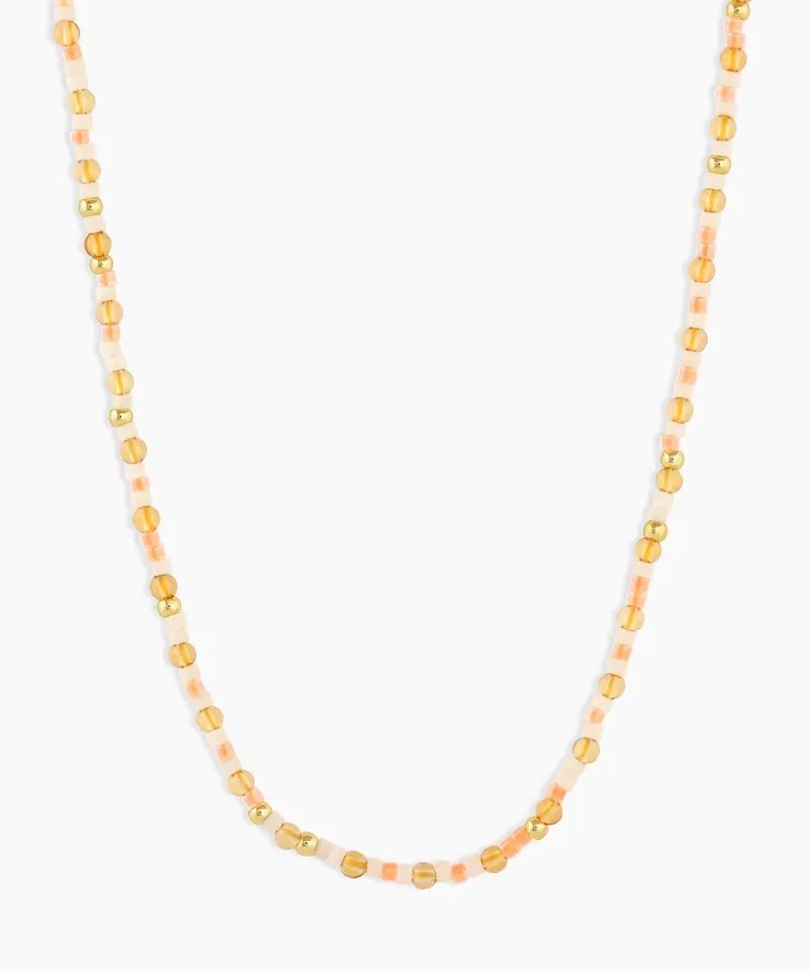 Gorjana Poppy Gem Necklace - Citrine