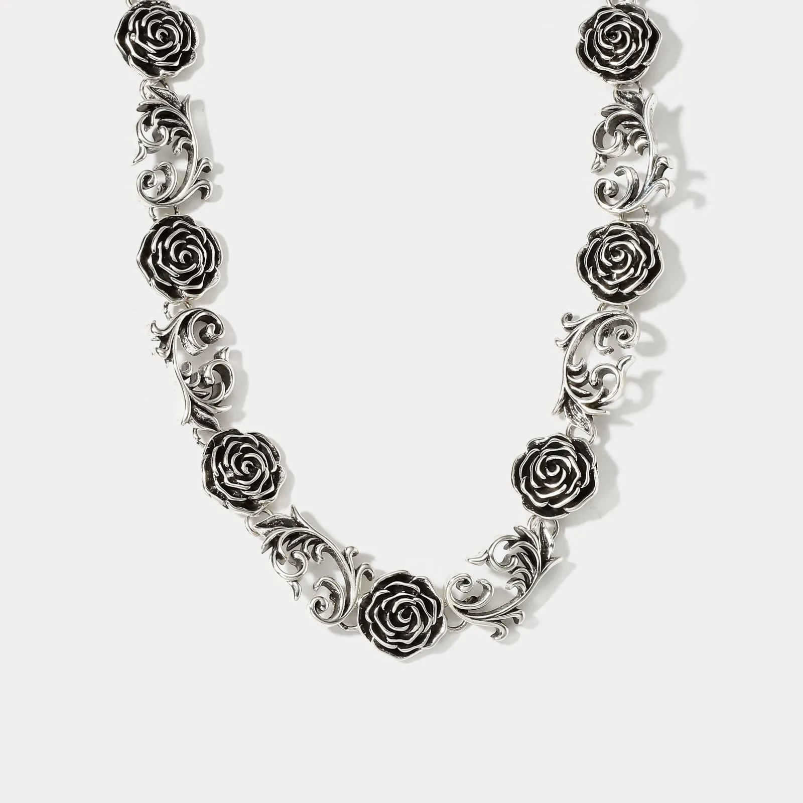 Gothic Dark Rose Choker