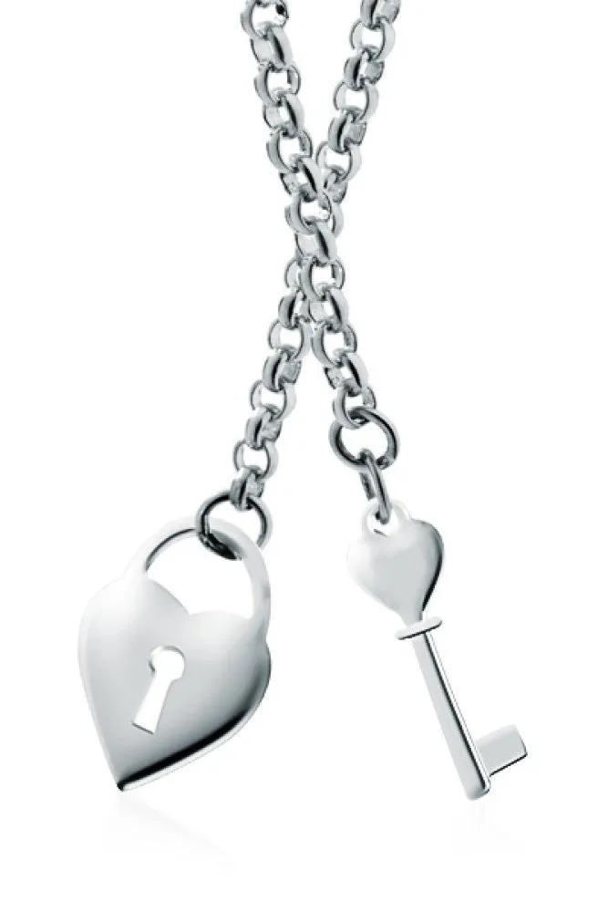 HEART N KEY PADLOCK Lariat