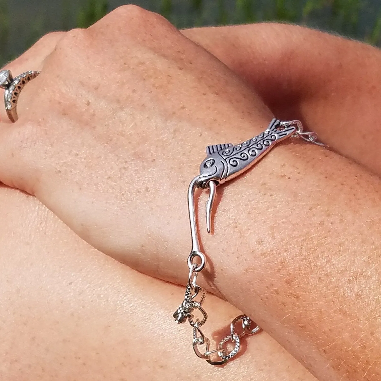 Hooked Fish Bracelet