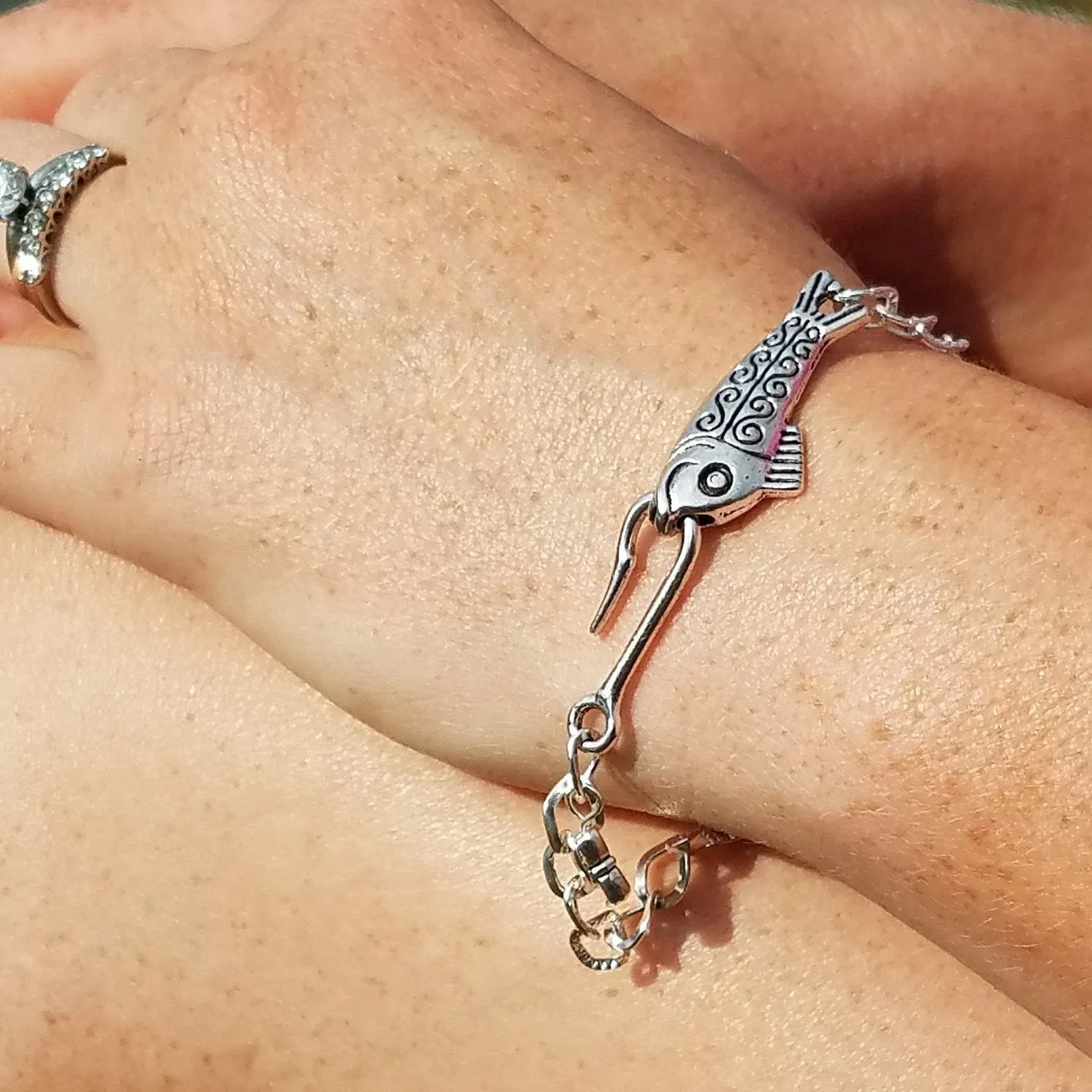 Hooked Fish Bracelet