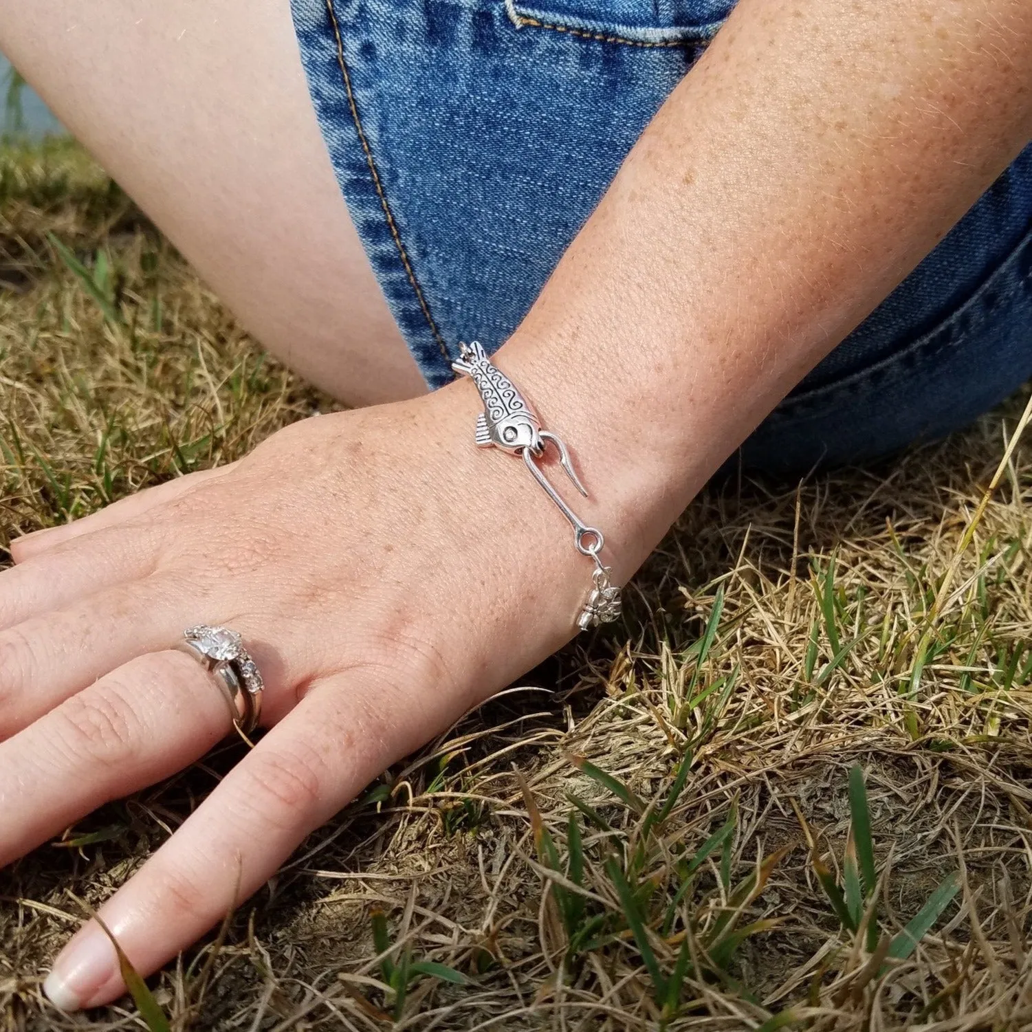 Hooked Fish Bracelet