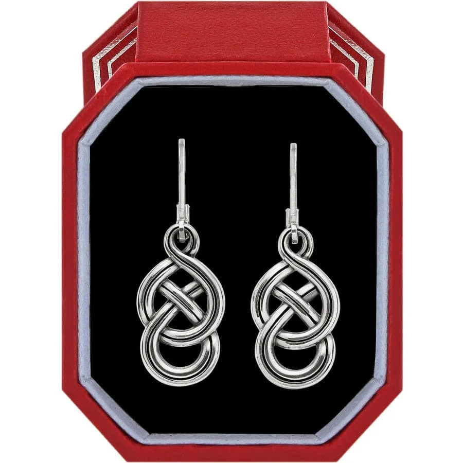 Interlok Braid Petite Leverback Earrings Gift Box