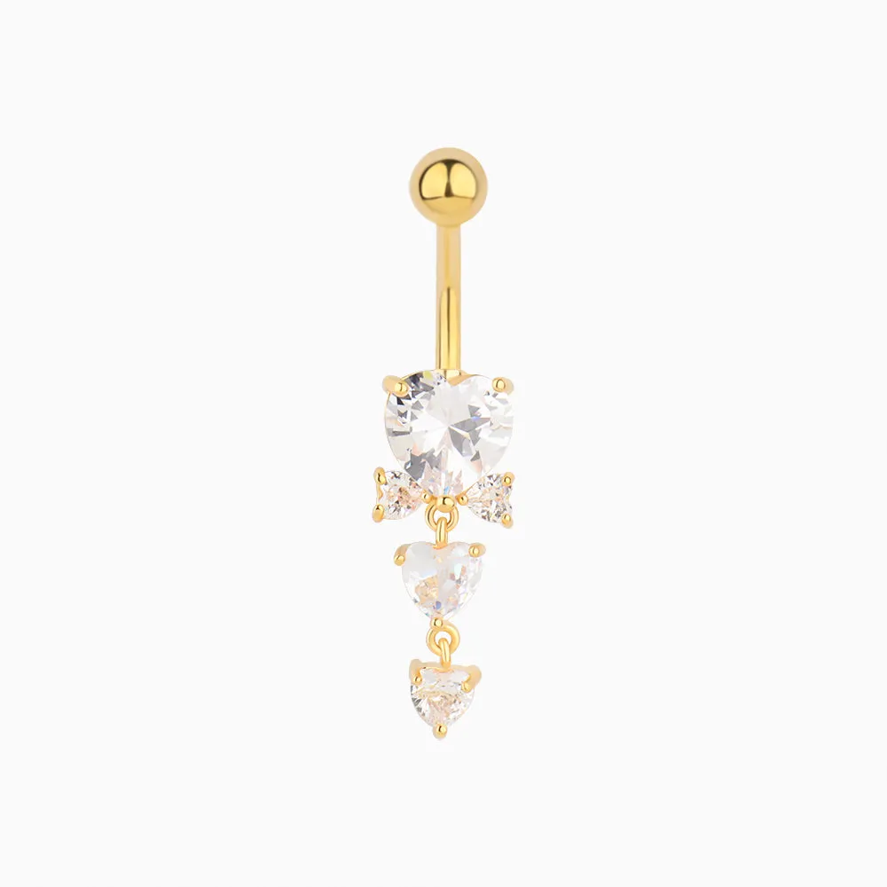 Love Bow Belly Ring