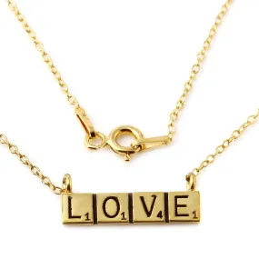 LOVE SCRABBLE Pendant