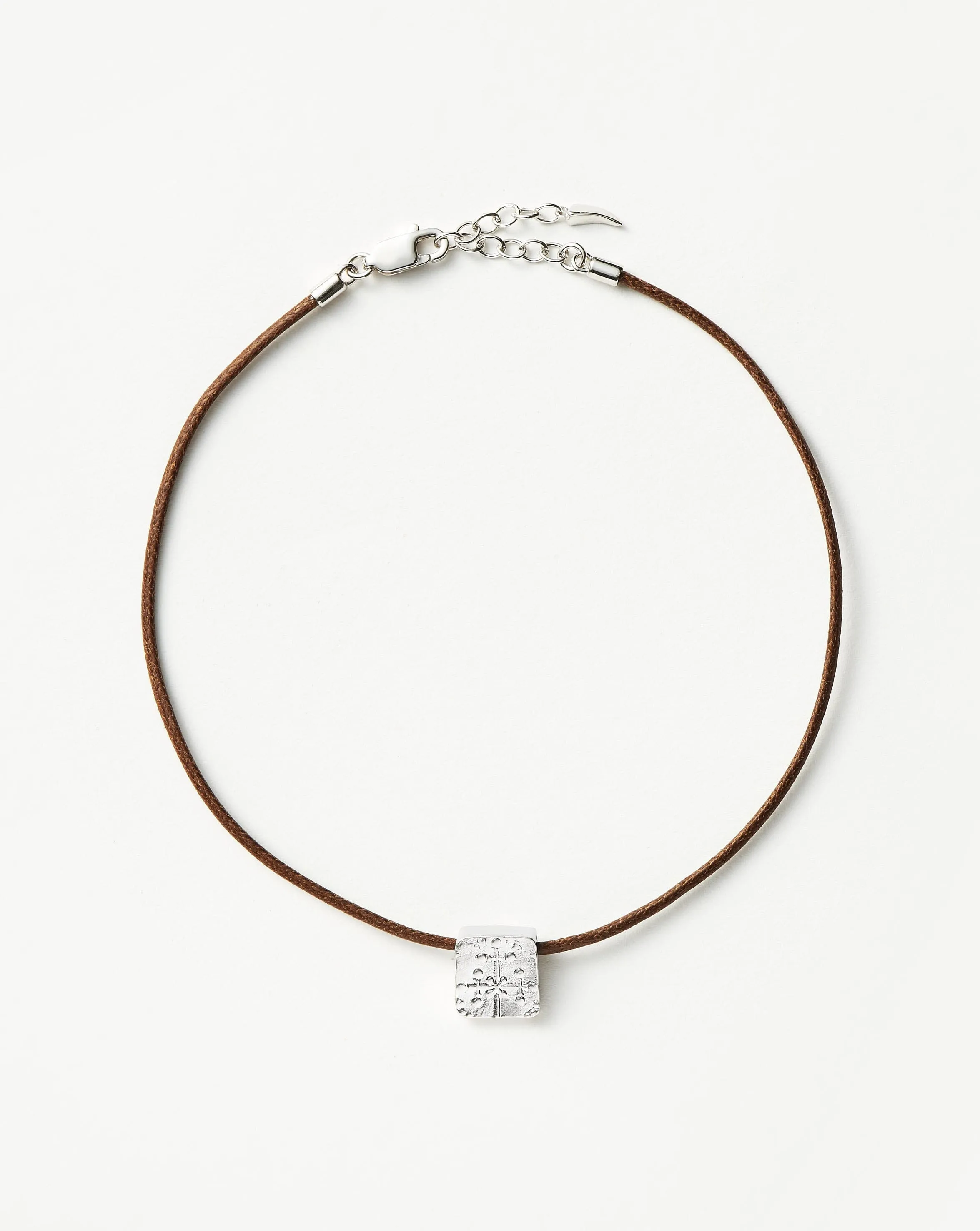 Lucy Williams Byzantine Coin Cord Anklet | Sterling Silver