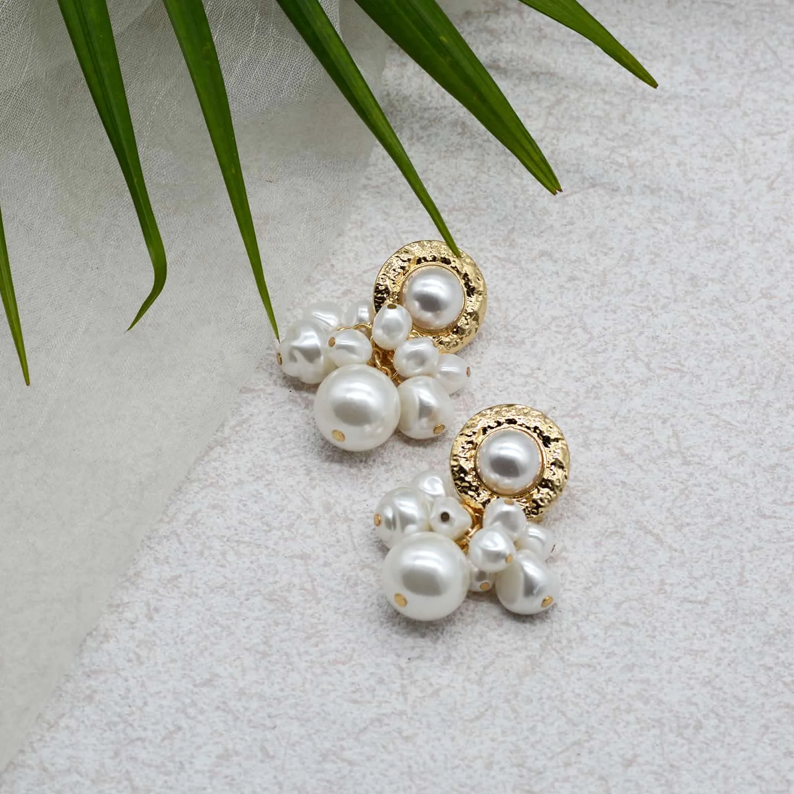 Mikimoto Pearl Gold Earrings