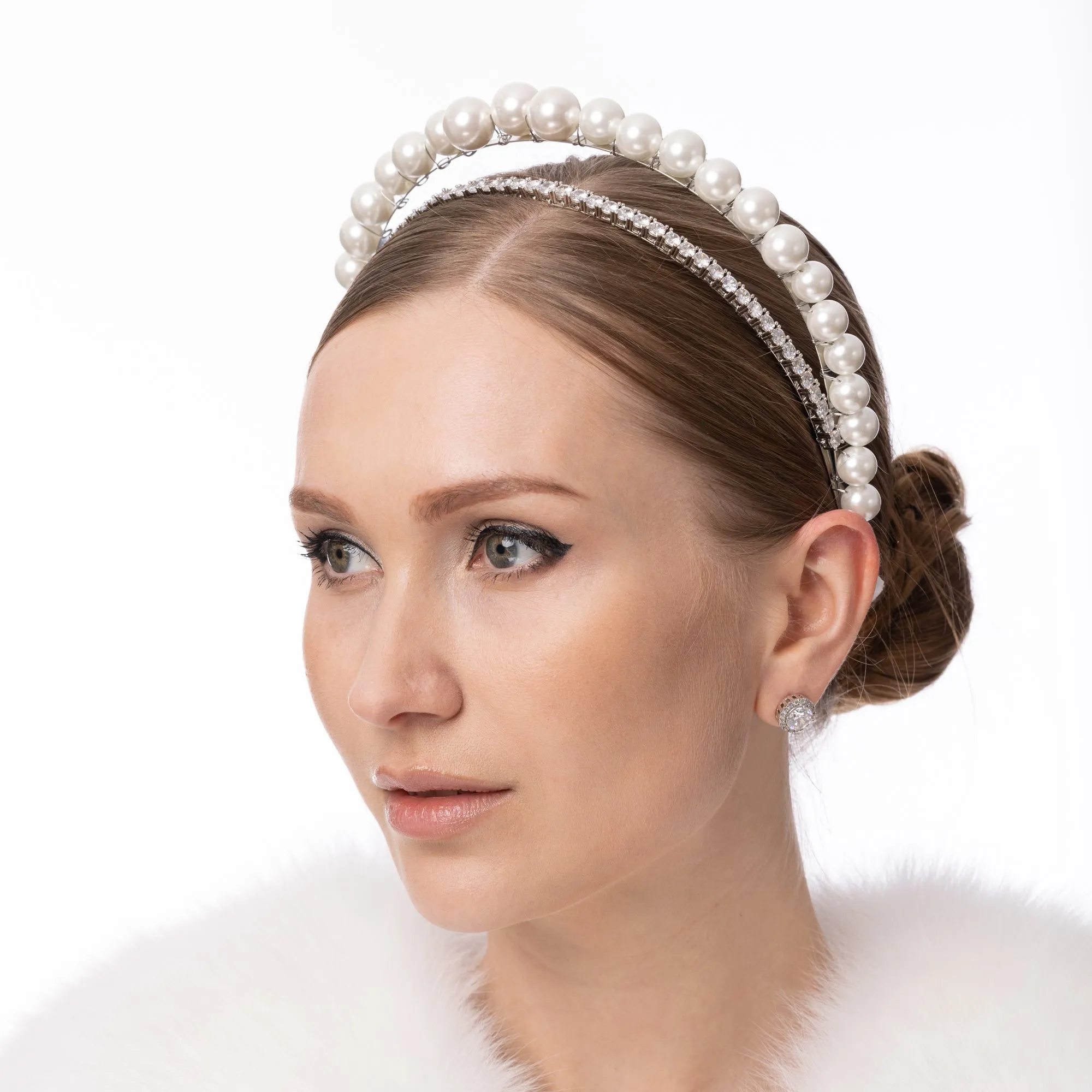 Mint Pearl Headband