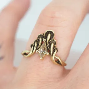 Mushroom peak ring