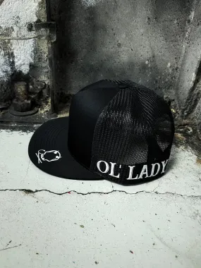 OL' LADY SIDE STYLE BLACK HAT