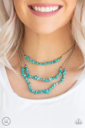 Paparazzi Eco Goddess Blue Necklace