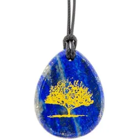 Pendant, Tree of Life-Lapis La