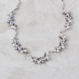 Petite Flora Pearl Necklace