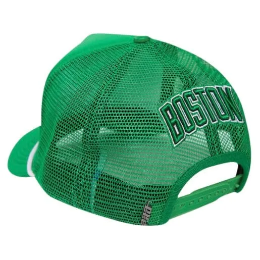 Pro Standard Boston Celtics 2 Tone Wordmark Foam Front Trucker (Kelly Green)