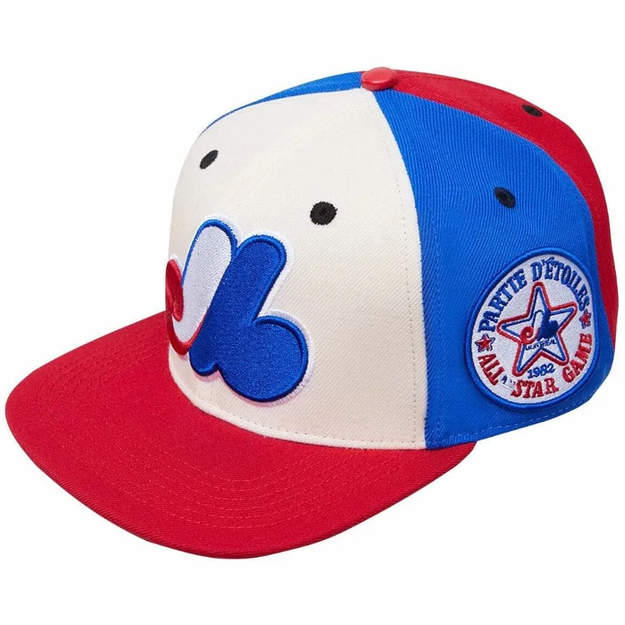 Pro Standard Montreal Expos Retro Primary Logo Snapback (Eggshell/Royal Blue)