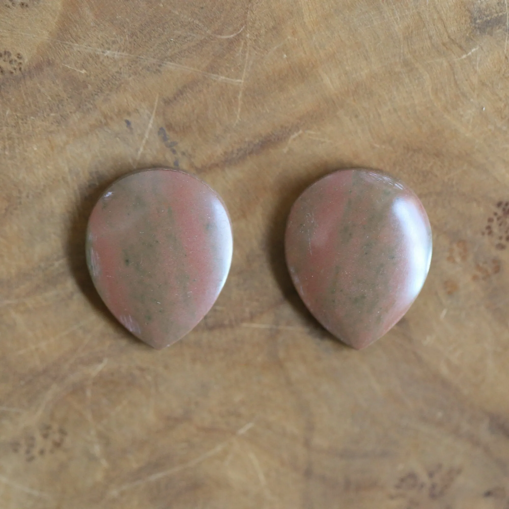 Red Creek Jasper Earrings - .925 Sterling Silver Ring - Silversmith - Jasper Drop Earrings