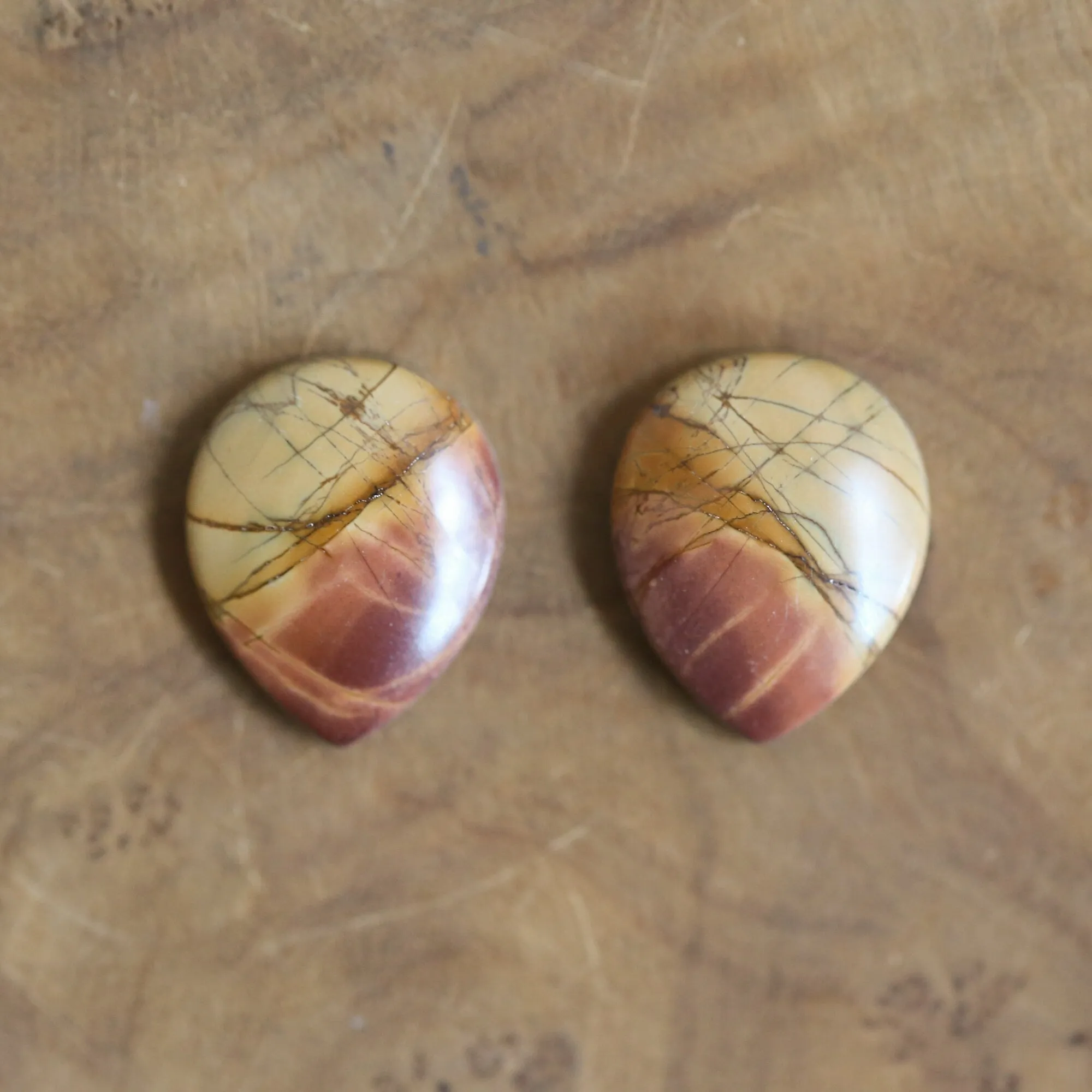 Red Creek Jasper Earrings - .925 Sterling Silver Ring - Silversmith - Jasper Drop Earrings