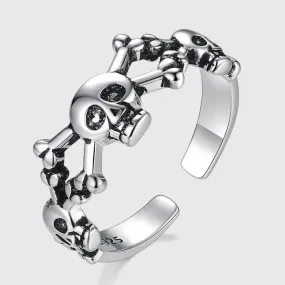 Skulls and Crossbones Ring