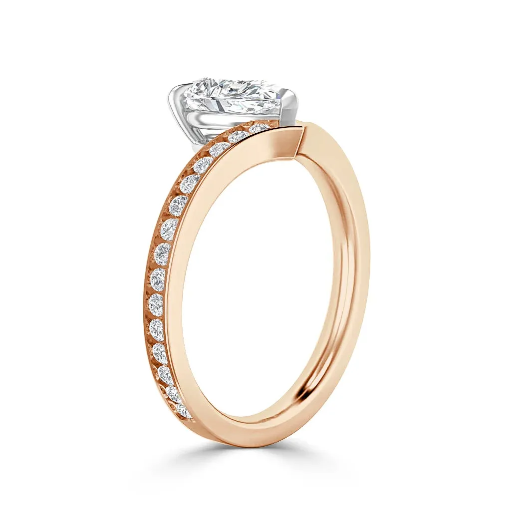 Tiara  - 18ct Rose Gold - Pear