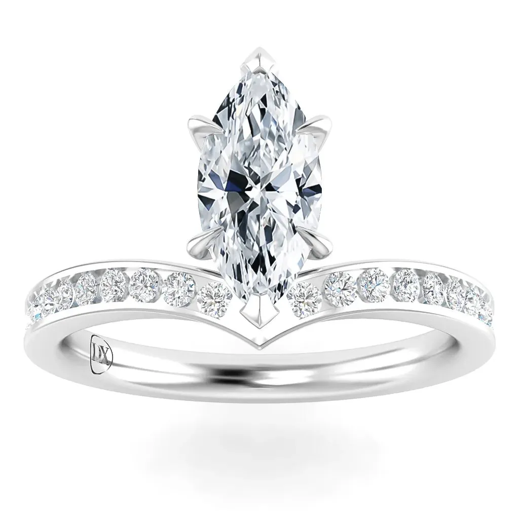 Tiara  - Platinum - Marquise