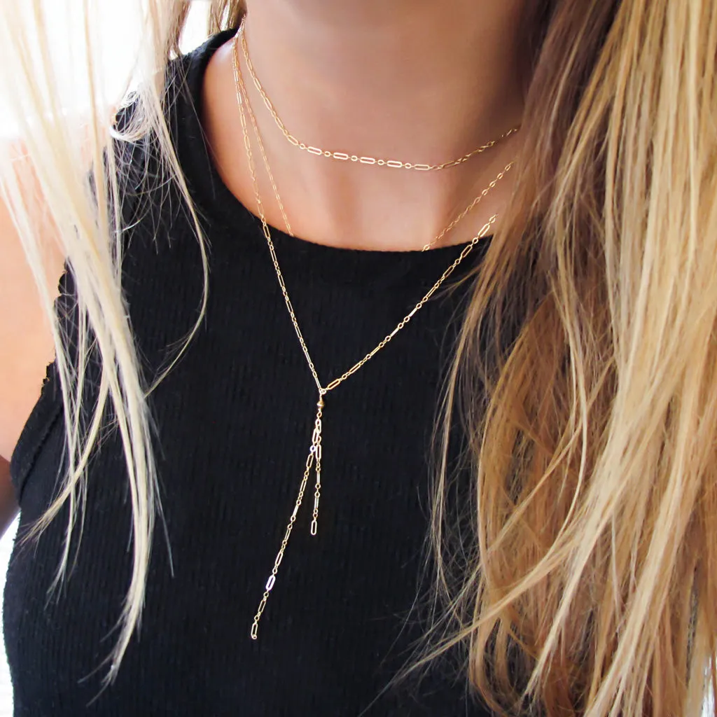 Tied Up Choker Wrap Necklace