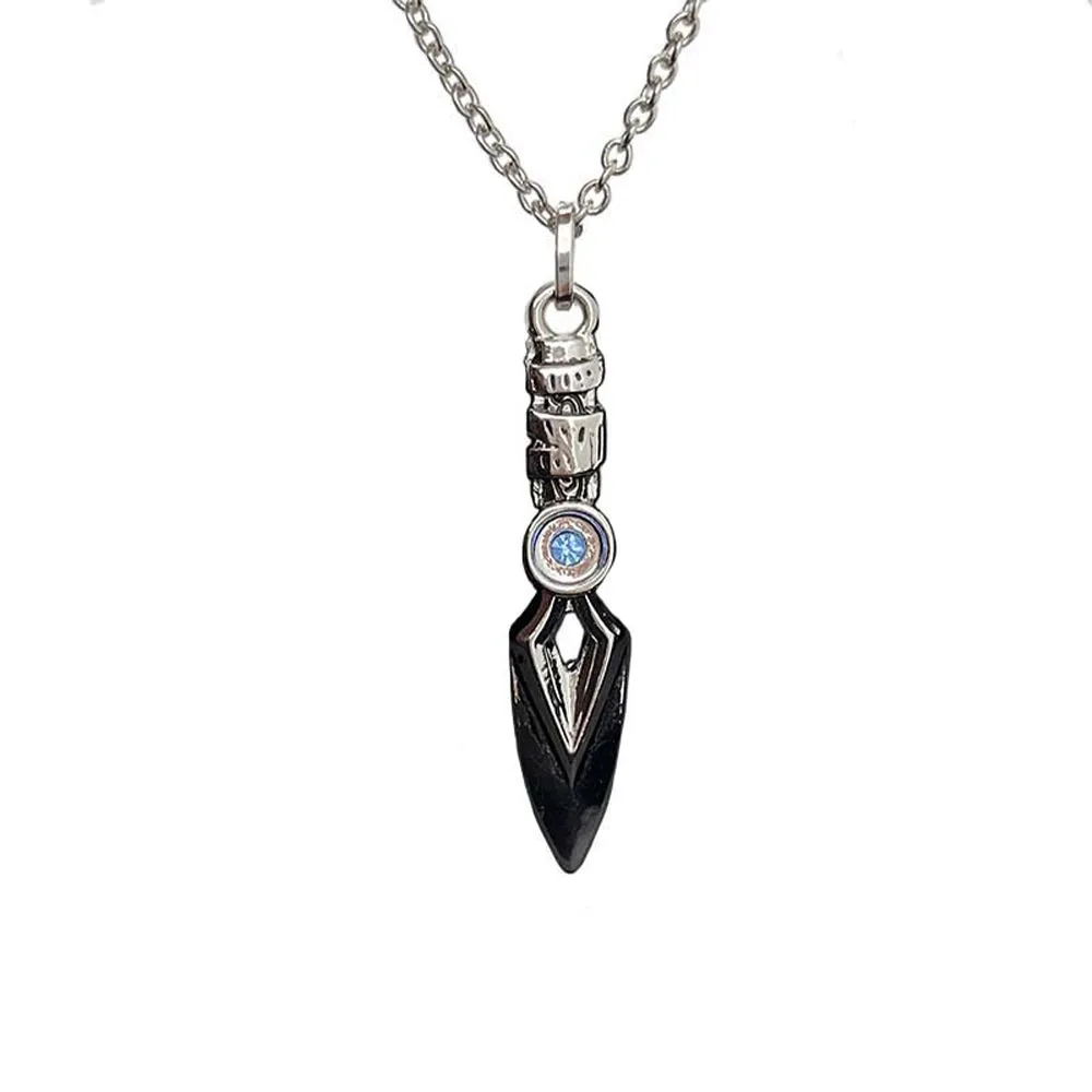 Valorant Necklace Jett Cosplay Blade Storm Knife Pendant Choker Fashion Jewelry Accessories Toy Gifts