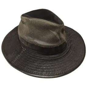 Weathered Cotton 'Adventurer' Safari Hat - MO20